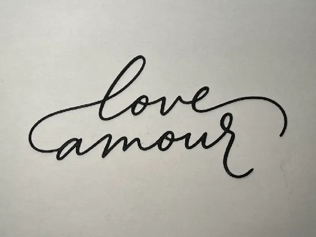 Love Amour Wall Art #1