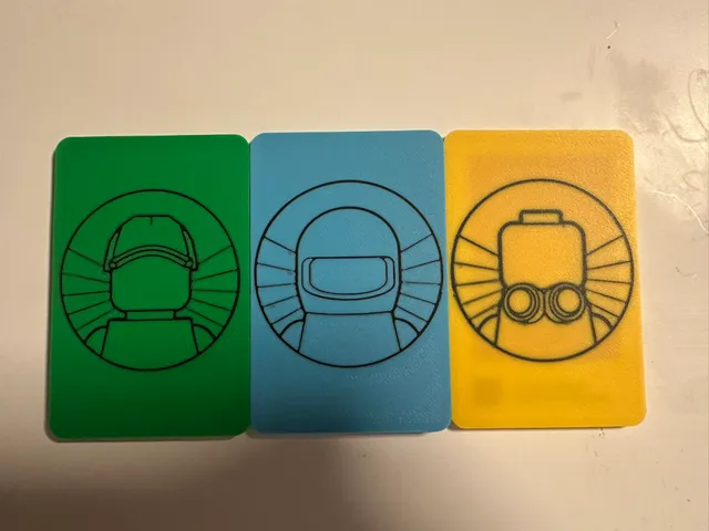 Lego Computer Science and AI Cardholder