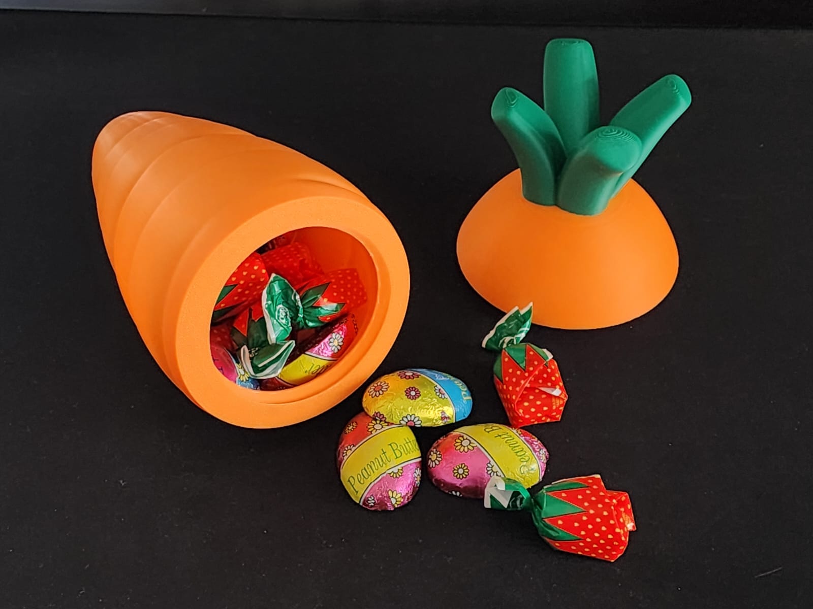Miniatura 2 do modelo 3D Carrot Container