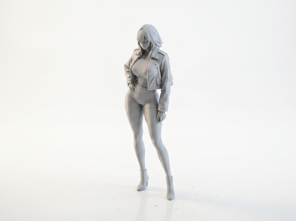 Goth Lady Figurine Movies & TV 3D Printable