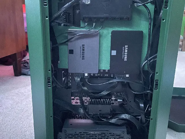 Tower 300 SSD/HDD rear panel mount for MSI project 0 motherboard