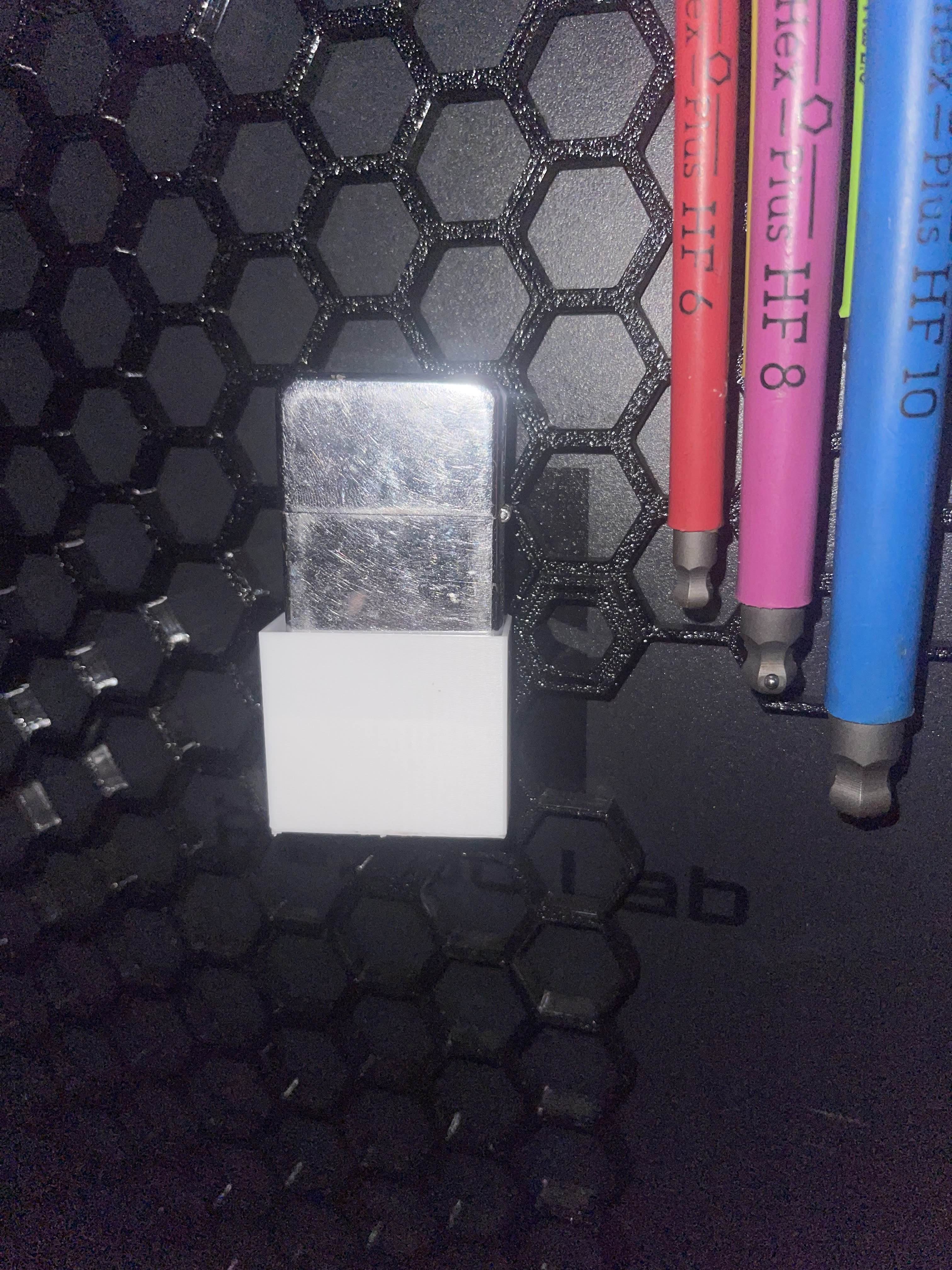 Zippo HSW Holder for a singular Zippo With or Without Text