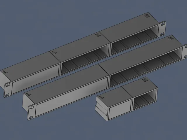 19" 1U Rack Modular Rack Mount