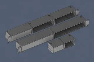19" 1U Rack Modular Rack Mount