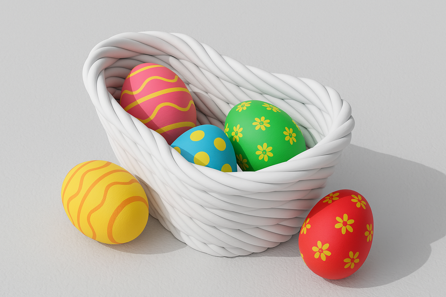 Easter Egg ROPE Basket