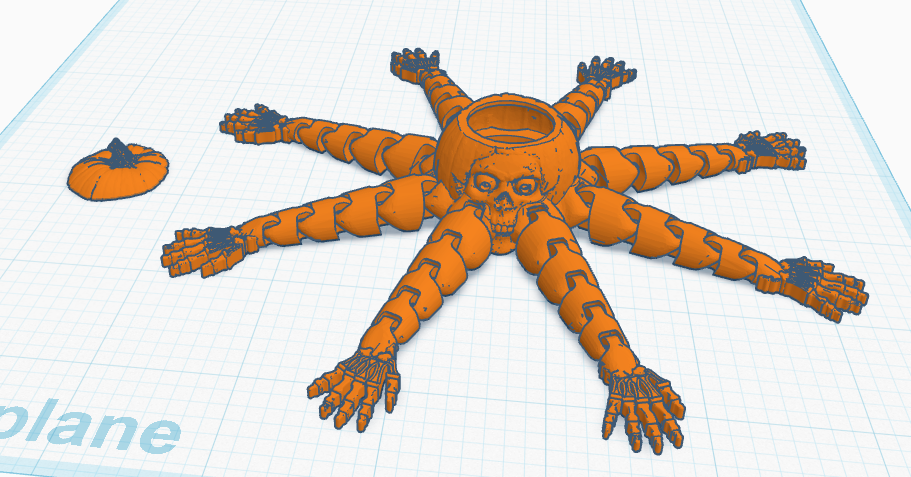 Halloween Articulating Pumpkin-Puss