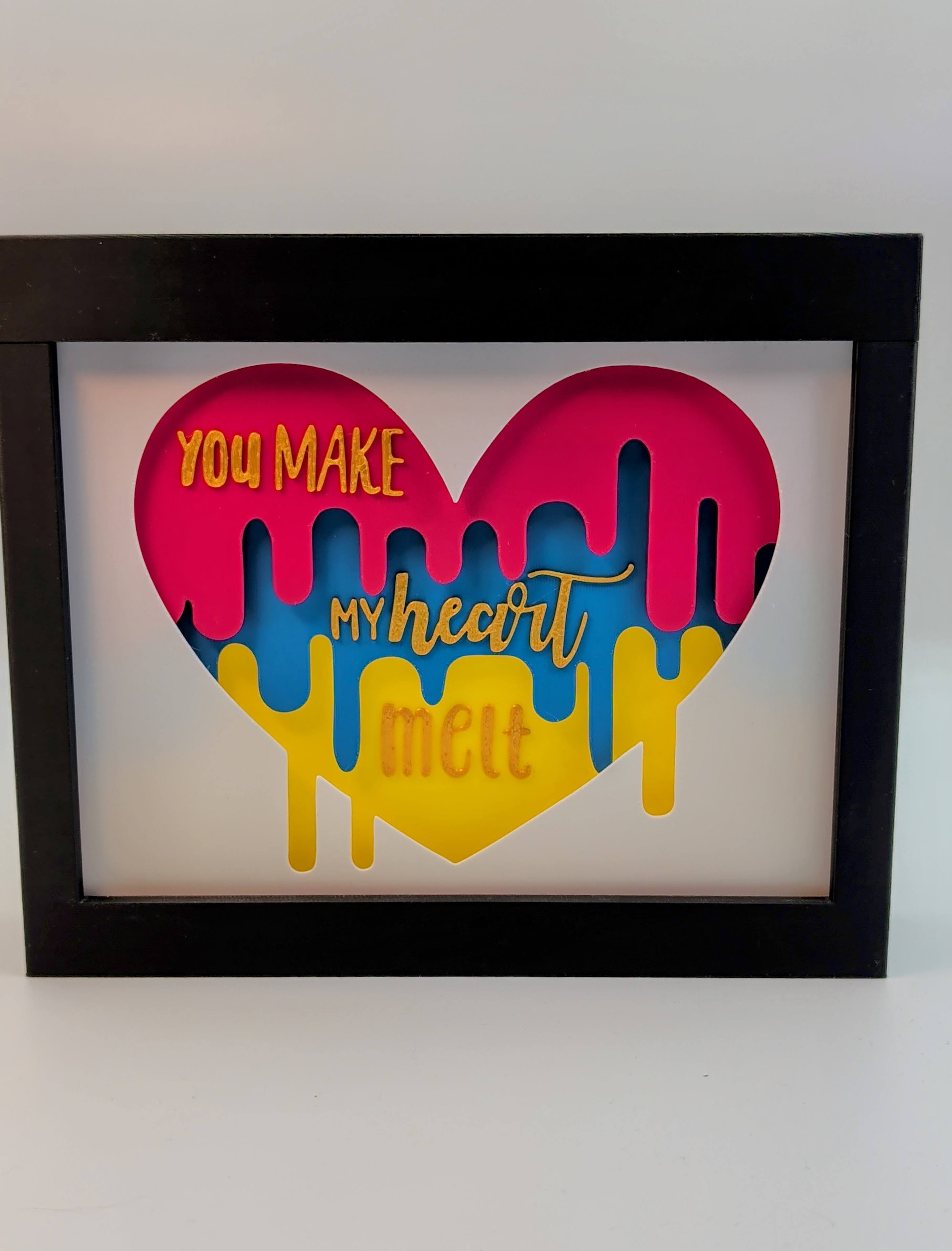 You Make My Heart Melt Shadow Box