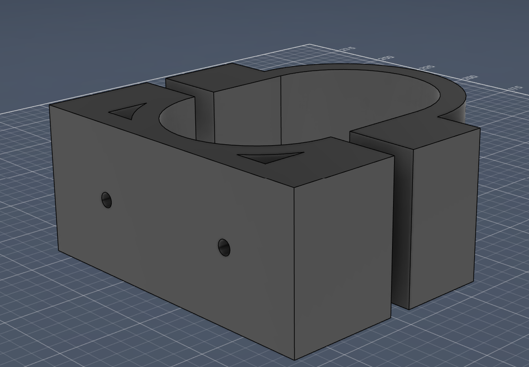 Kuugo M4 front license plate mount