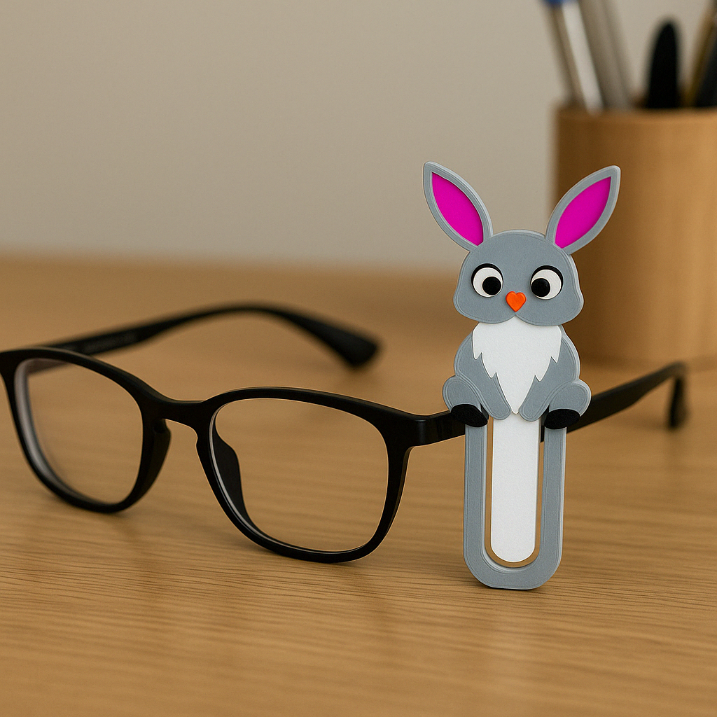 Miniatura 2 do modelo 3D Easter Bunny Bookmark