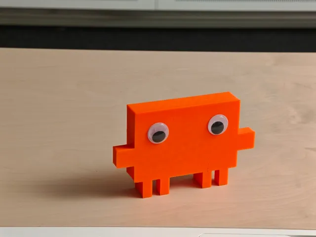 Standing Claude Code Crab