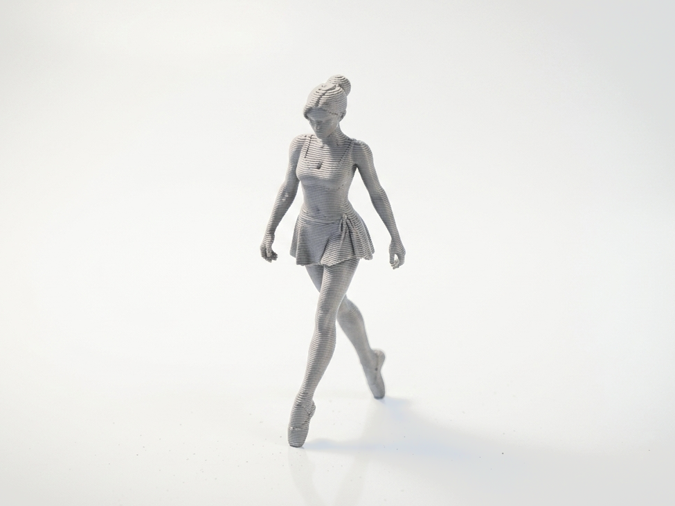 Ballerina Figurine Female Figure 3D Printable