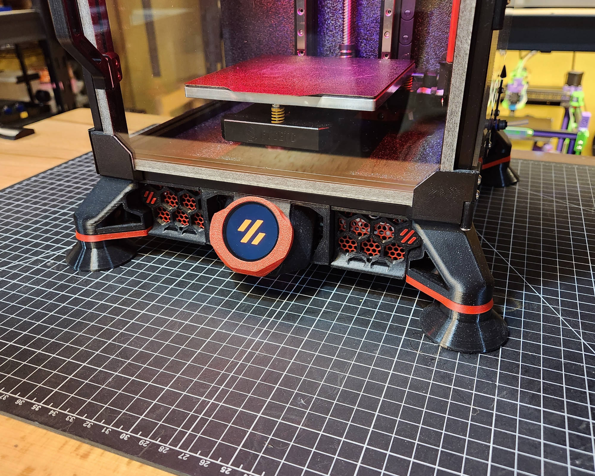 Wide Feet for Voron 0.2 Stealth Skirt Extended - V0.2