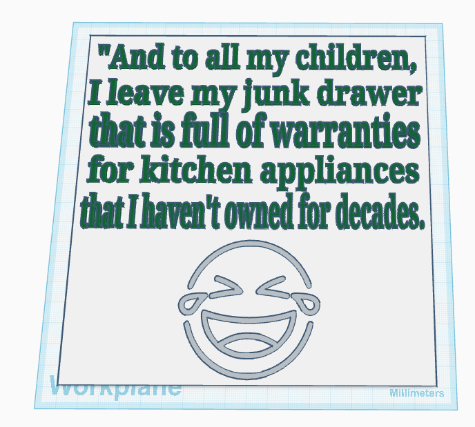 Junk Drawer Sign