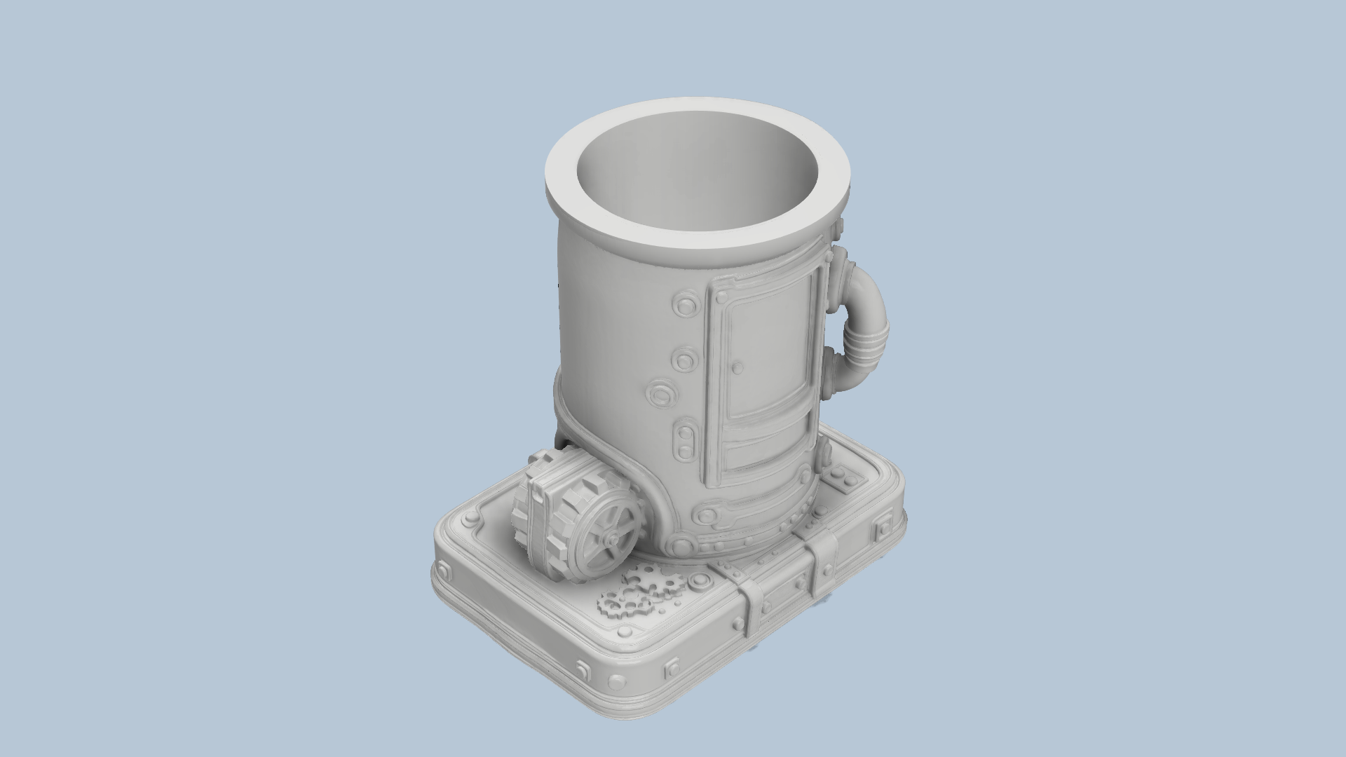 SteamPunk Pencil Holder