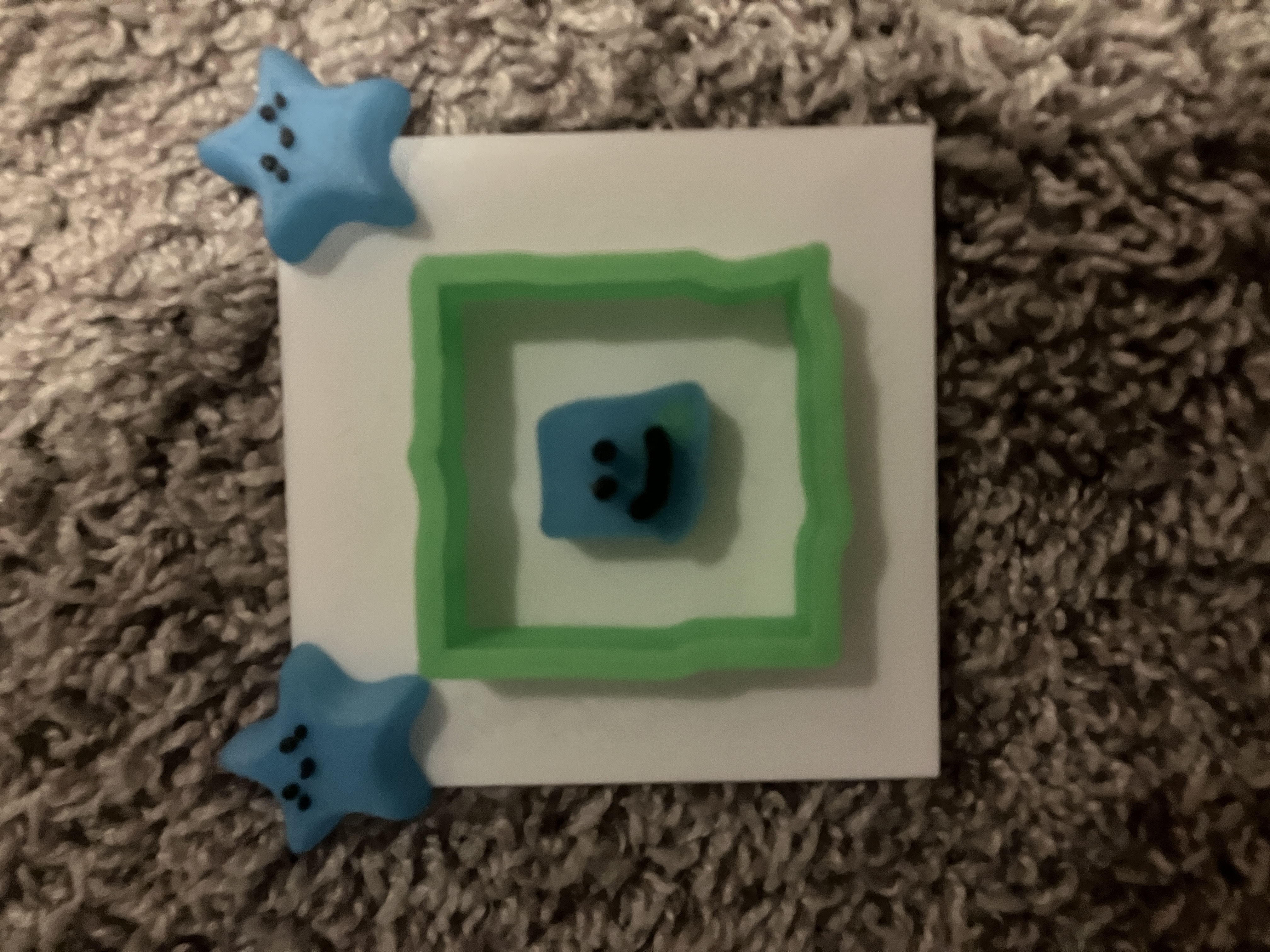 Geometry Dash Noob Cube with stars
