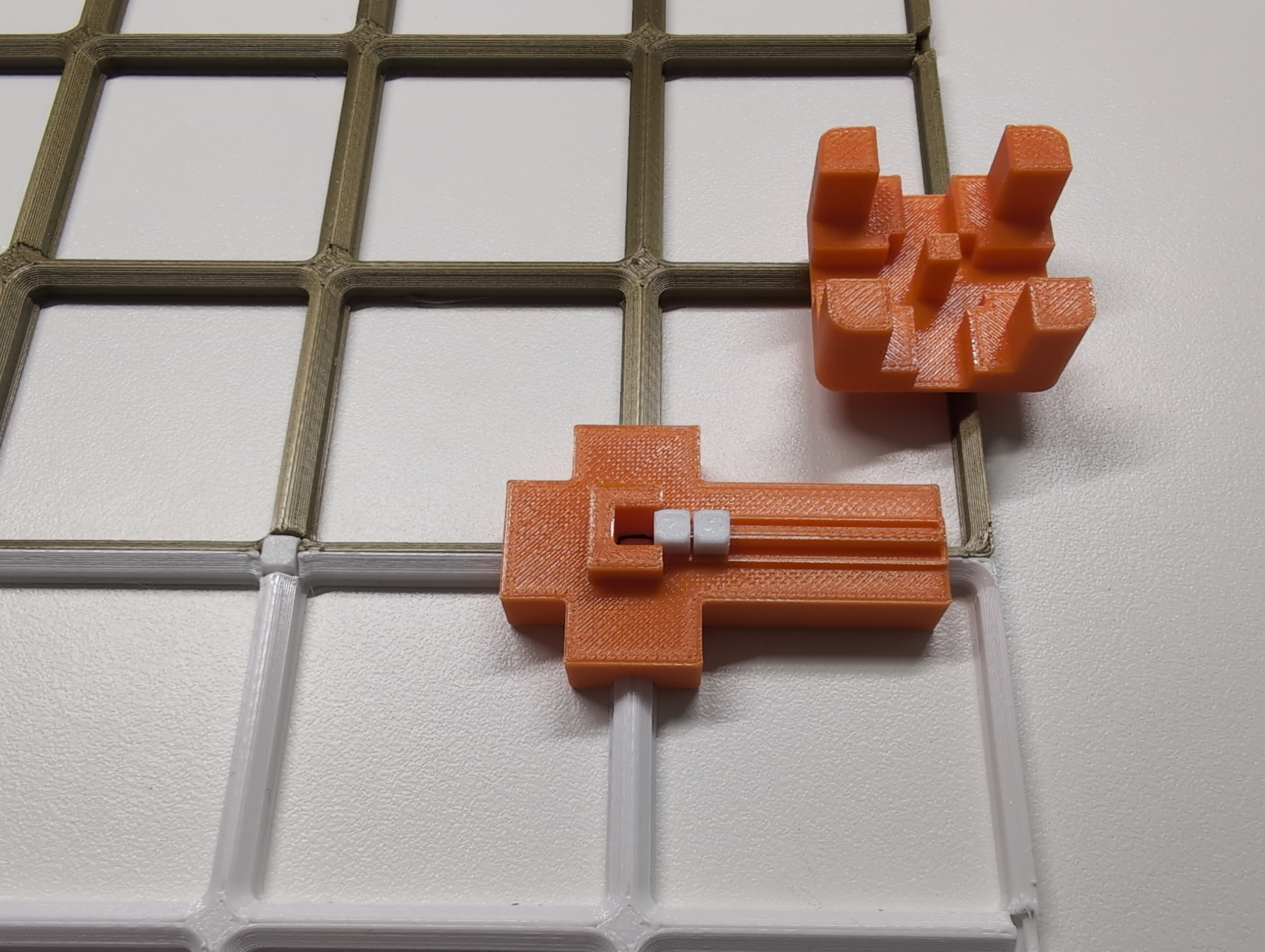 Helper for mounting snap connectors for "Gridfinity base with snap connectors"