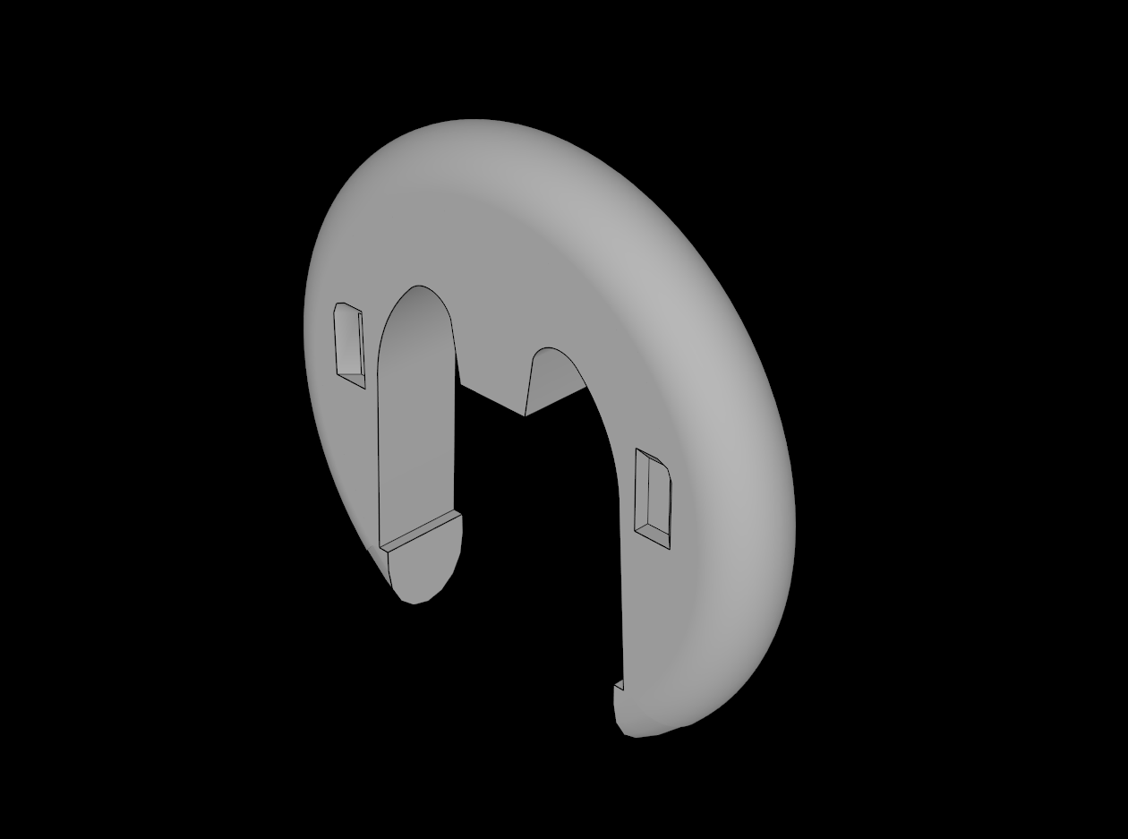 Lego Compatible (13733.dat) Minifig Head Round  1.8 x  1.8 Biscuit Filling