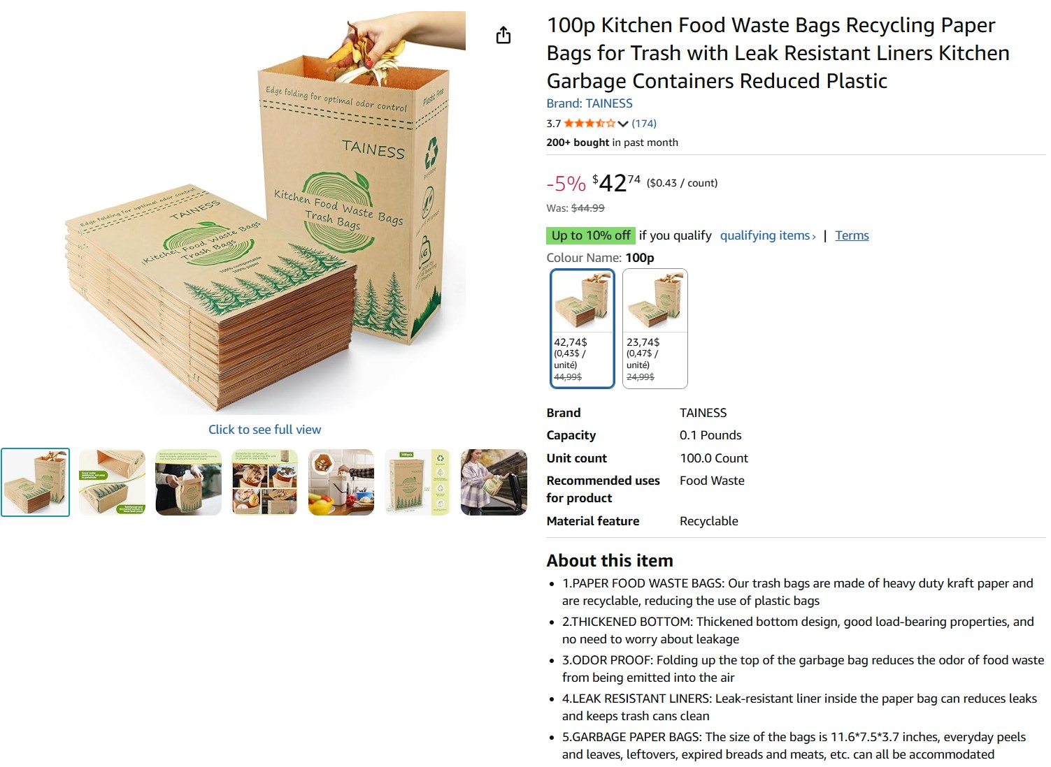 Compost bag funnel — miniatura 3