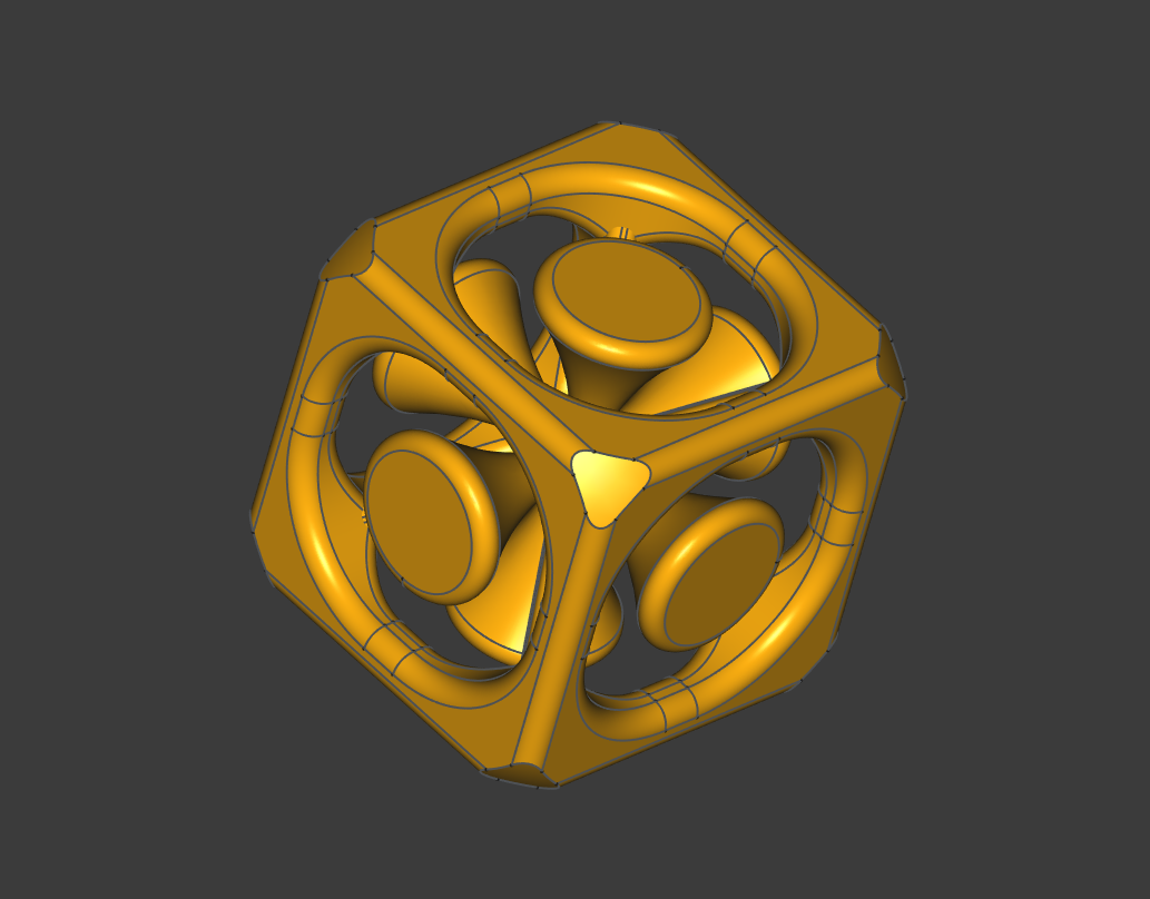 Miniatura 2 do modelo 3D 3D Cube
