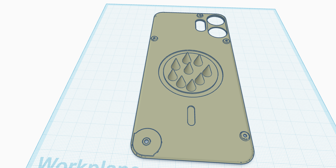 Spikey Phone Case 3D model thumbnail