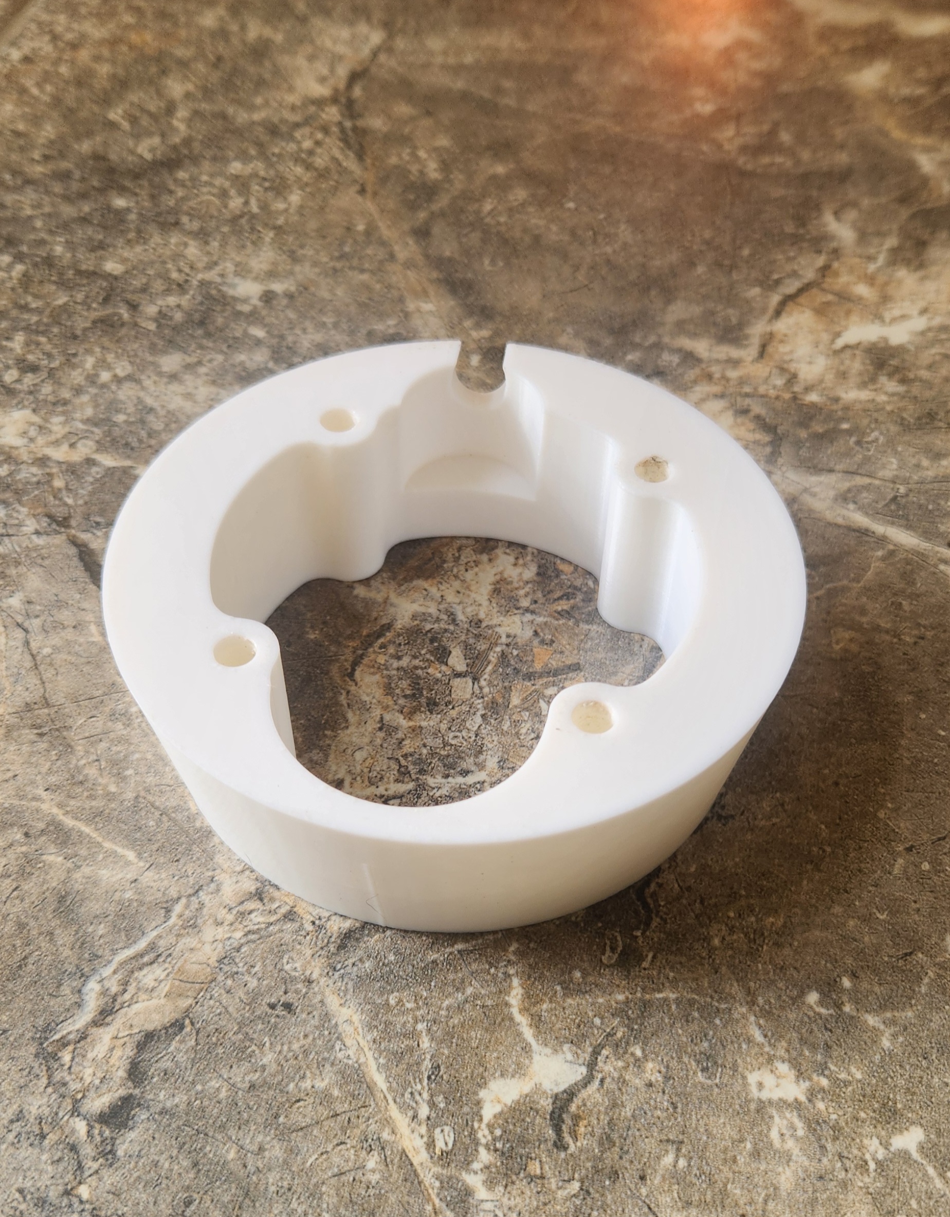 Unifi G5 Turret Ultra Spacer Mod - Pigtail Storage + Ethernet Cable Cutout