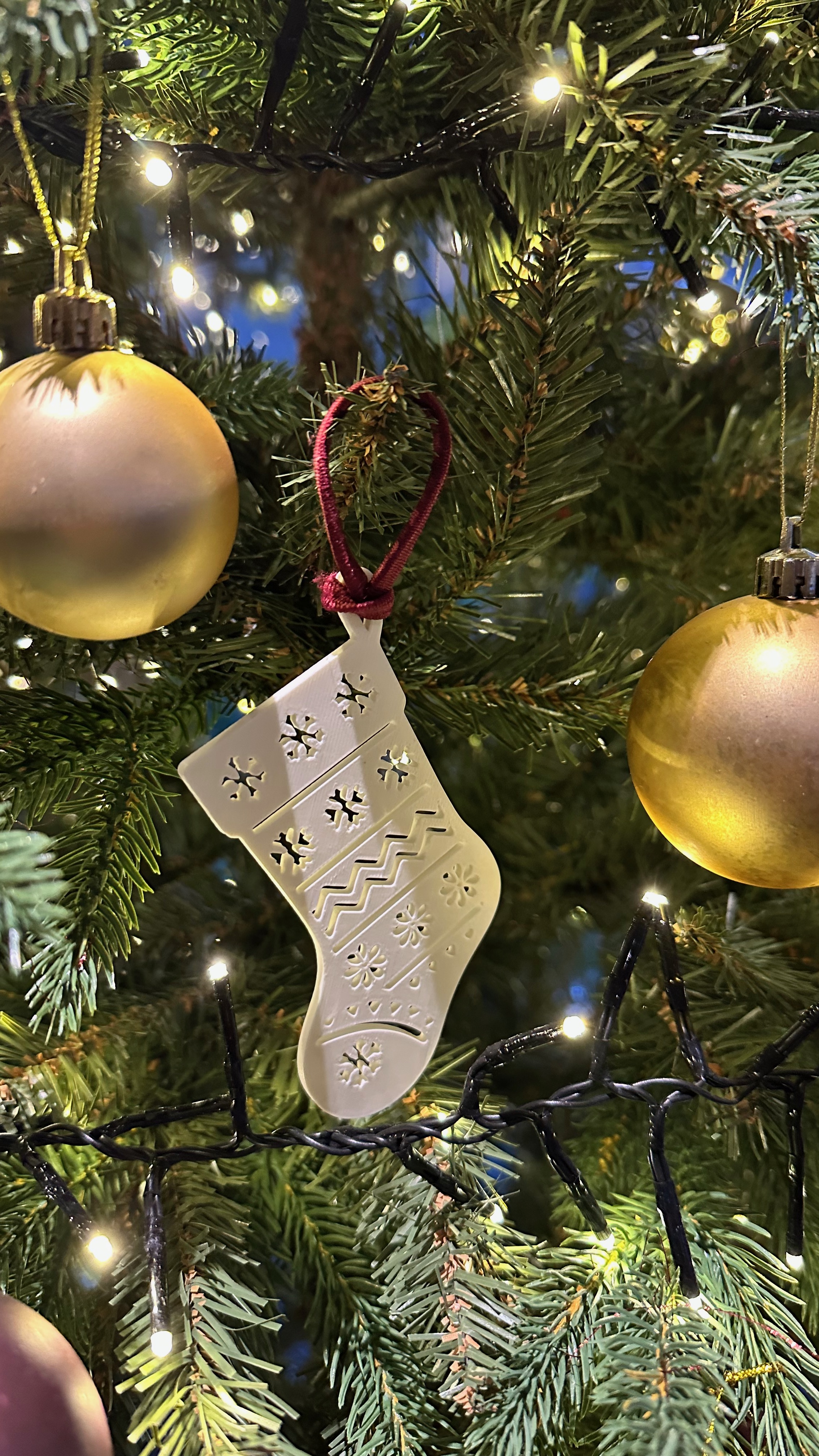 Christmas decoration stocking (easy & fast print)