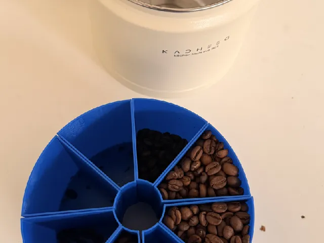 Coffee Bean Sampler Carousel / Multi-Roast Canister Insert
