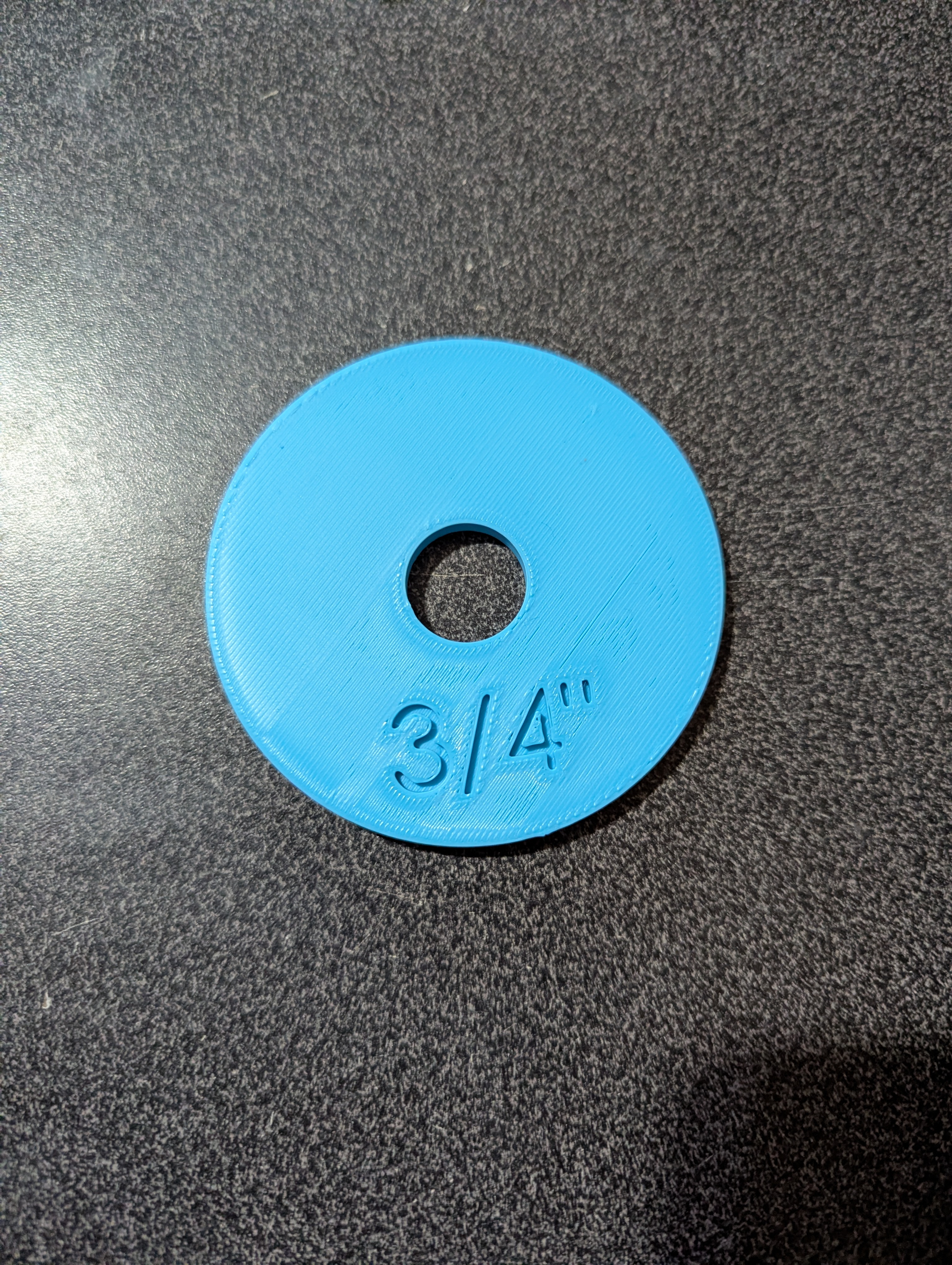 3/4" Diameter Rolling Pin Gage