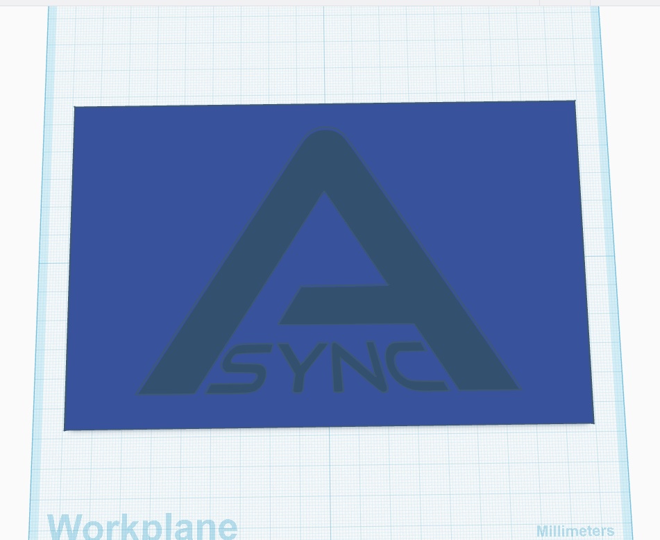 async logo cut out
