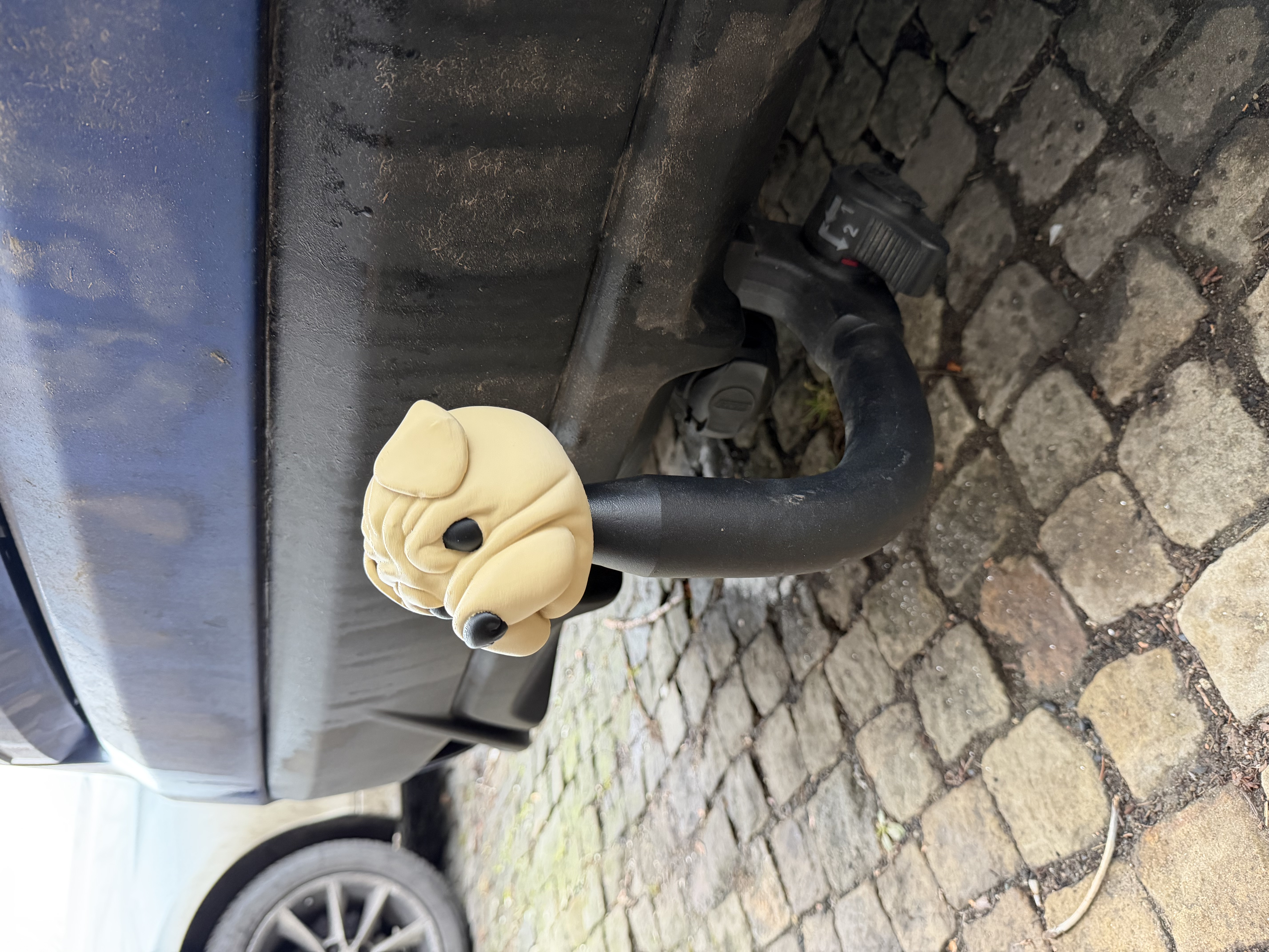 Sharpei Head tow-ball cover