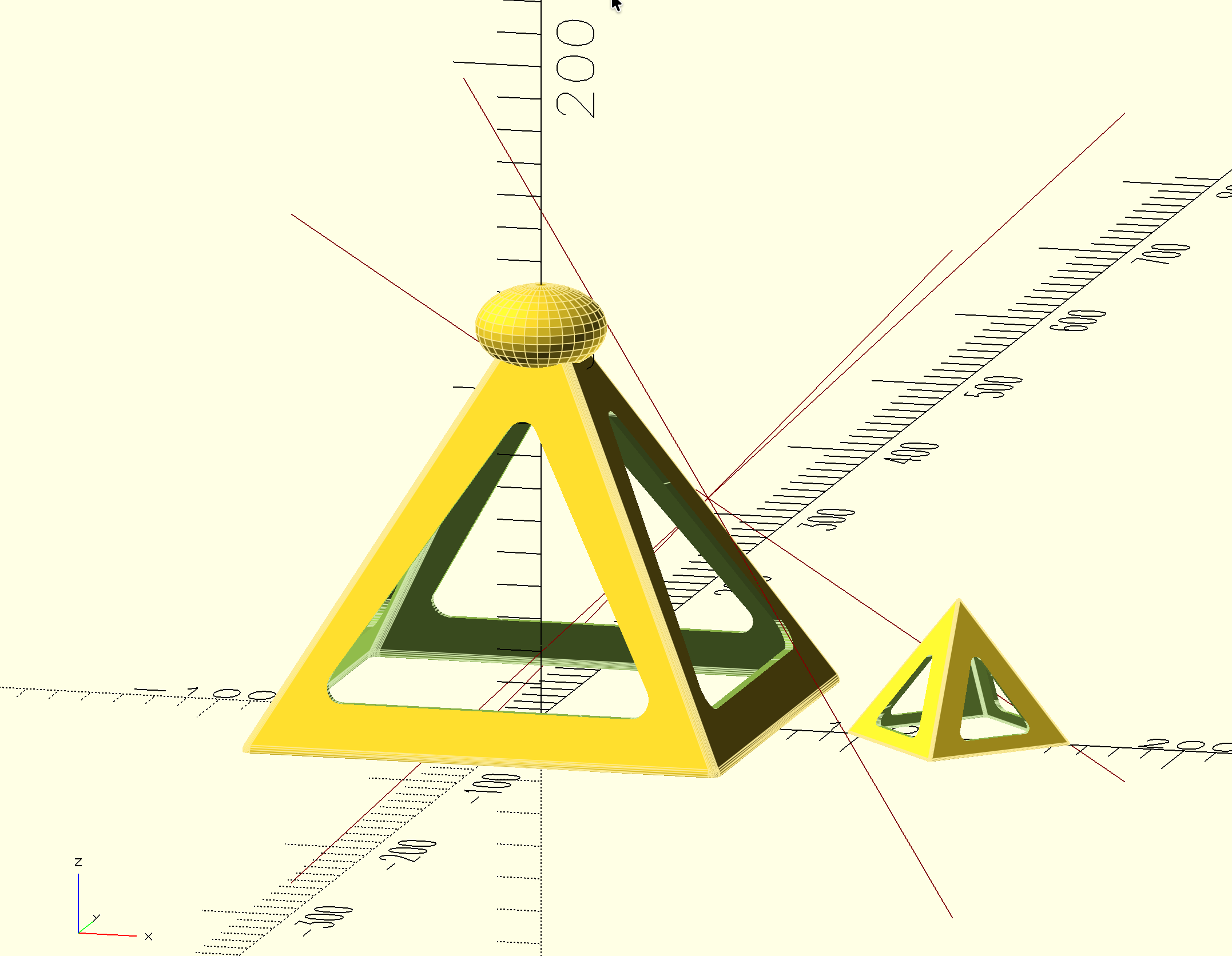 Stackable Pyramid for painting