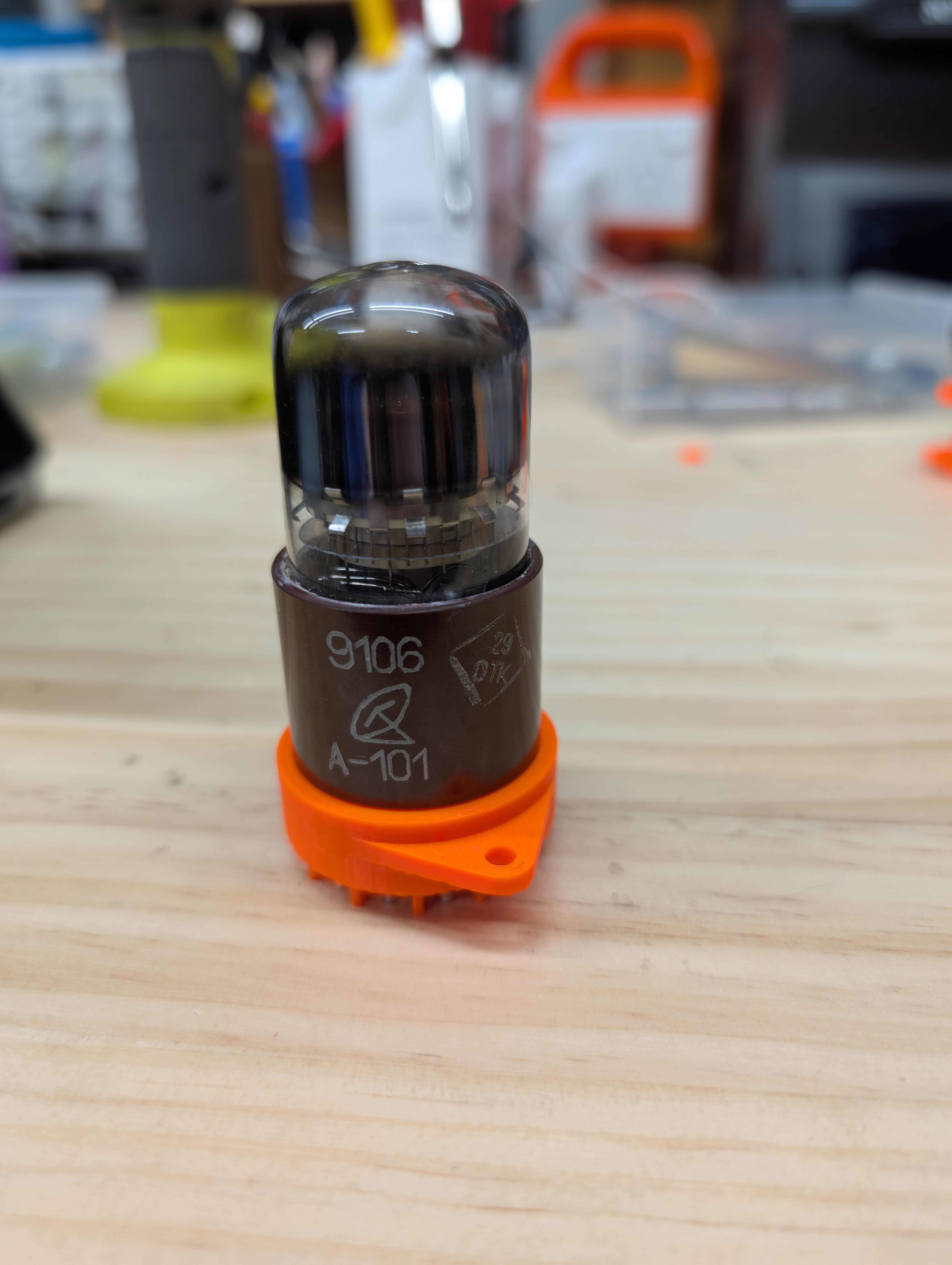Dekatron Nixie Tube Socket PL30-2P for A-101, A-102, A-103, A-106