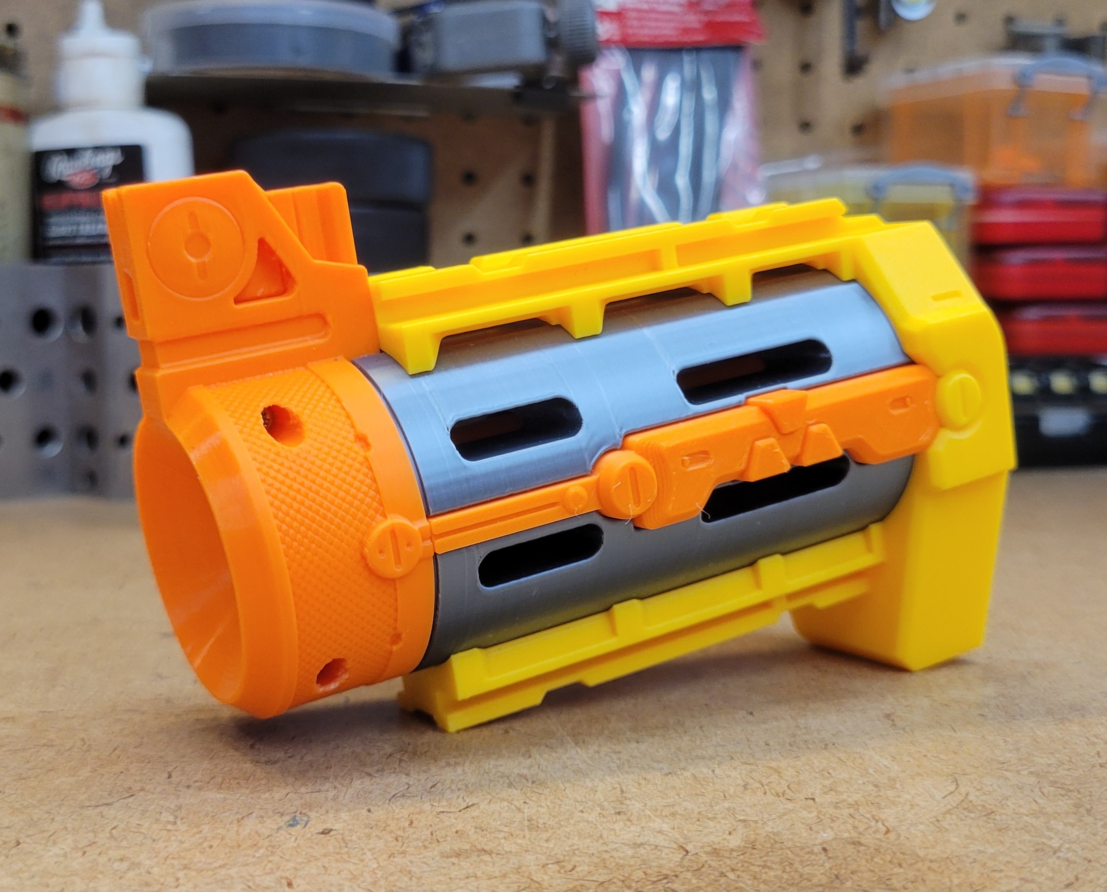 Shortened Nerf Recon/Retaliator Inspired N-Strike Barrel