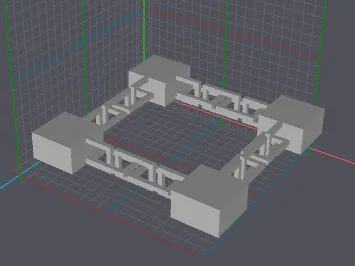 2x2 Chain grid (customizable) (can also be a coaster) (read desc)
