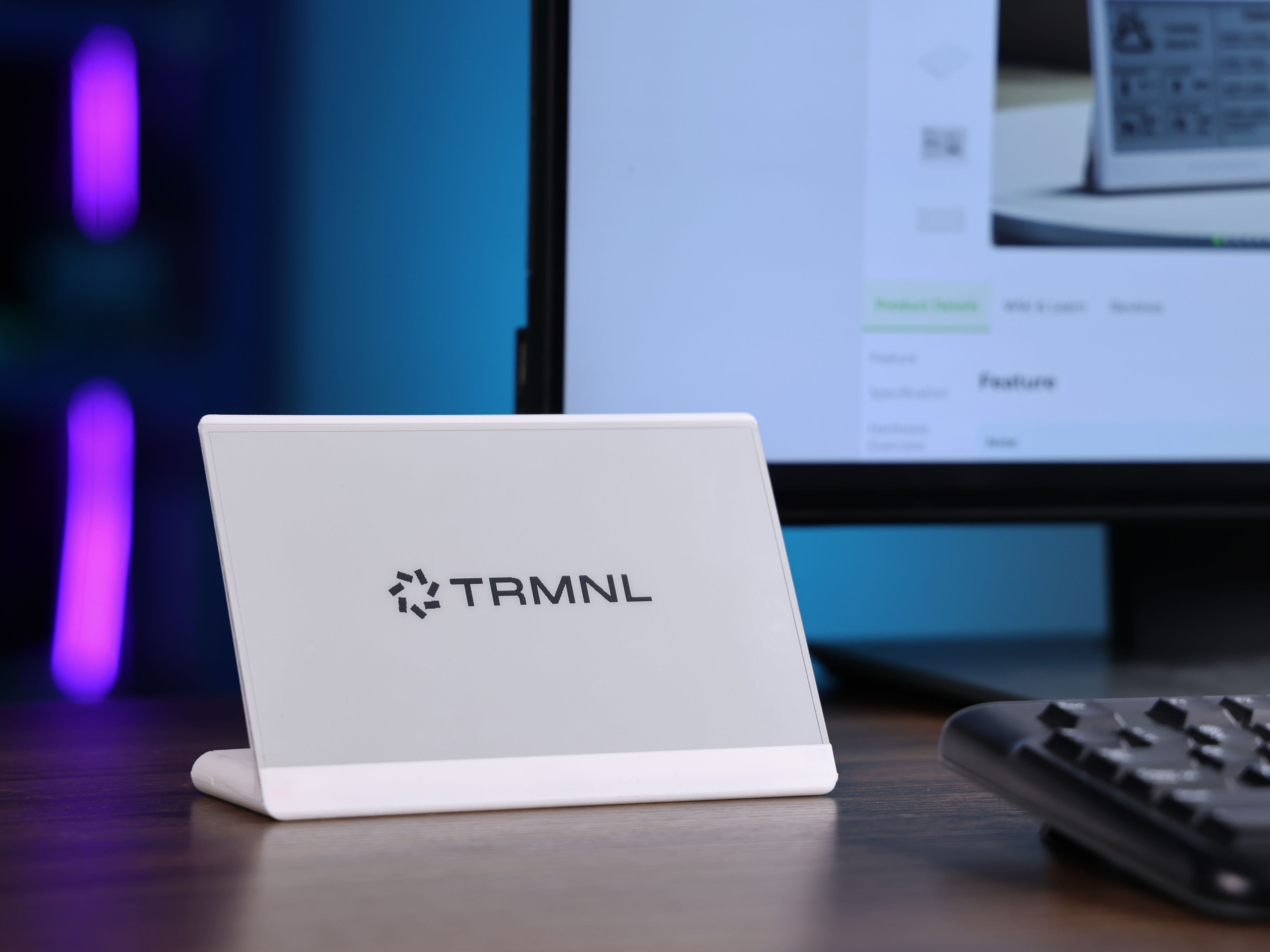 L-Shape 3D Enclosure for TRMNL 7.5'' (OG) DIY Kit