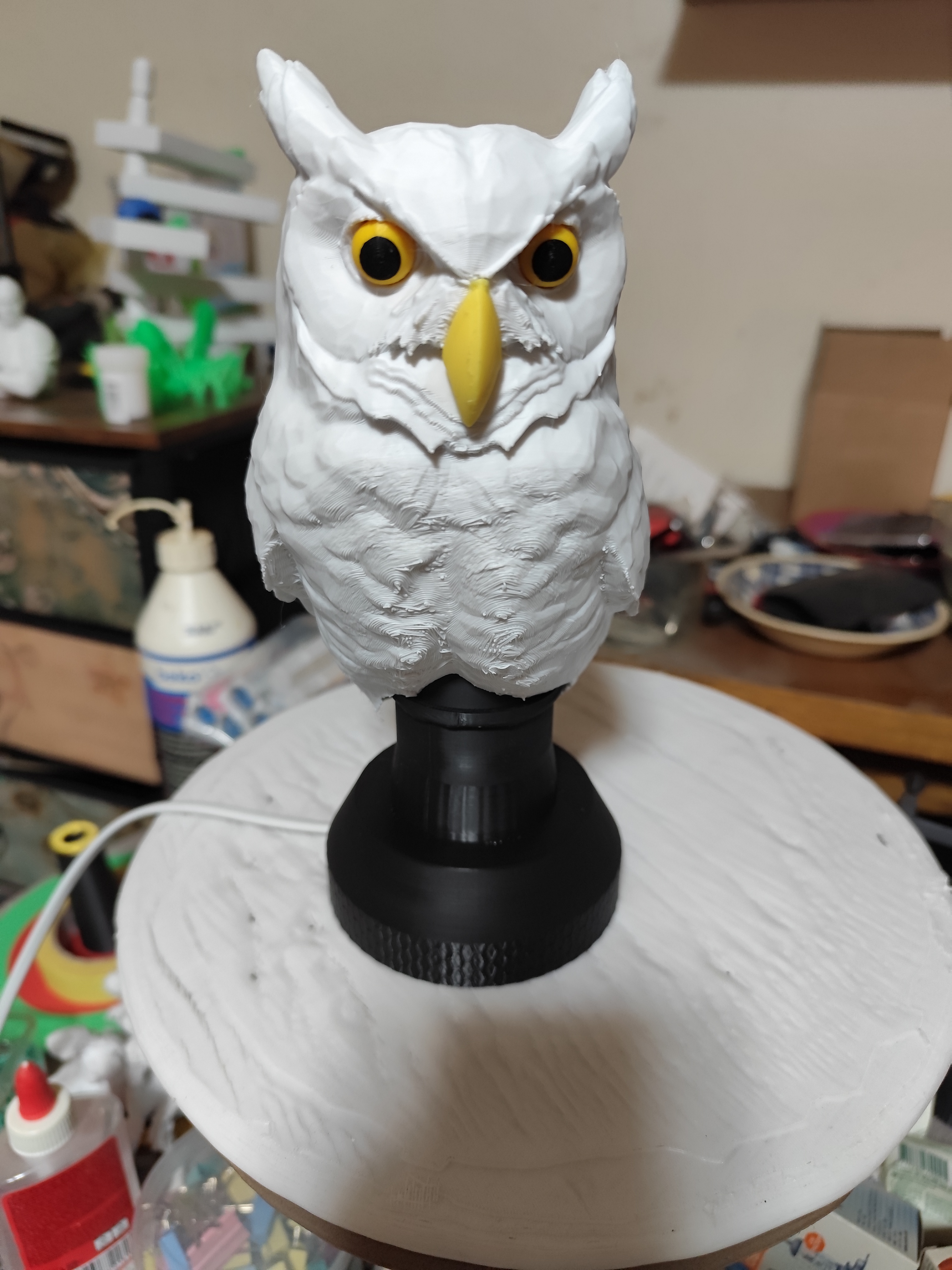 nice owl bedside lamp — miniatura 2