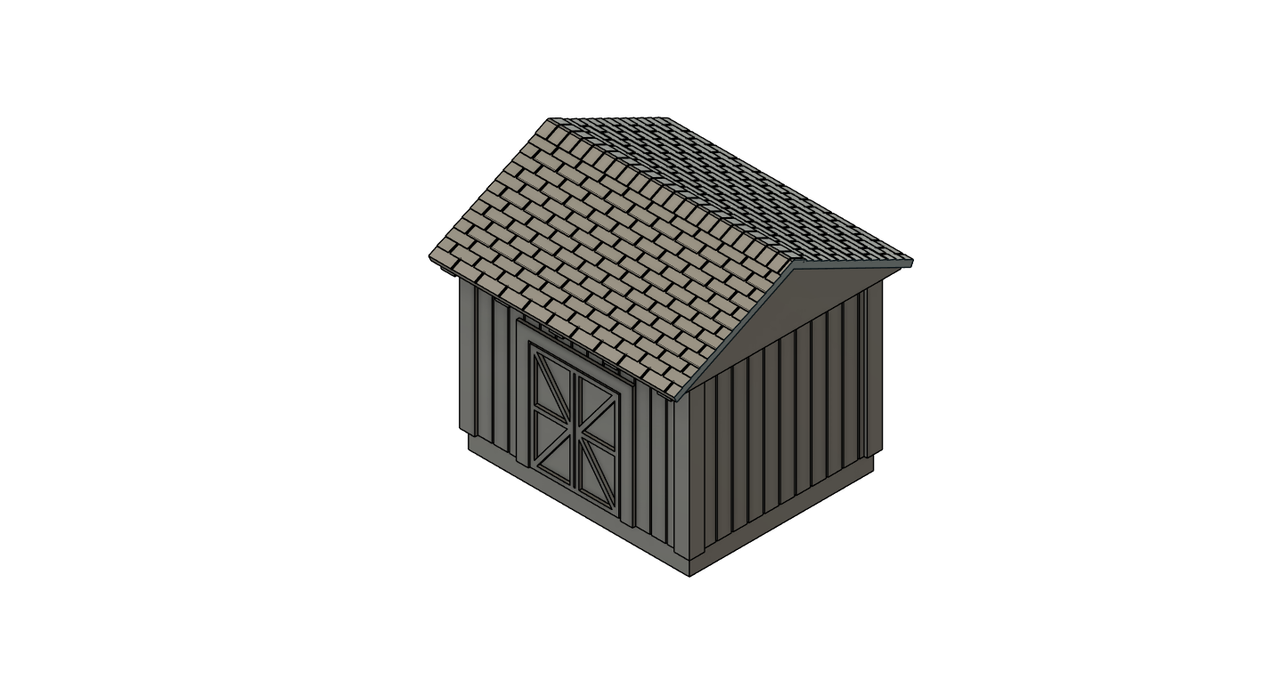 Storage Shed in HO Scale