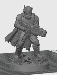 Oath Sword Bastion Knight with plasma gun