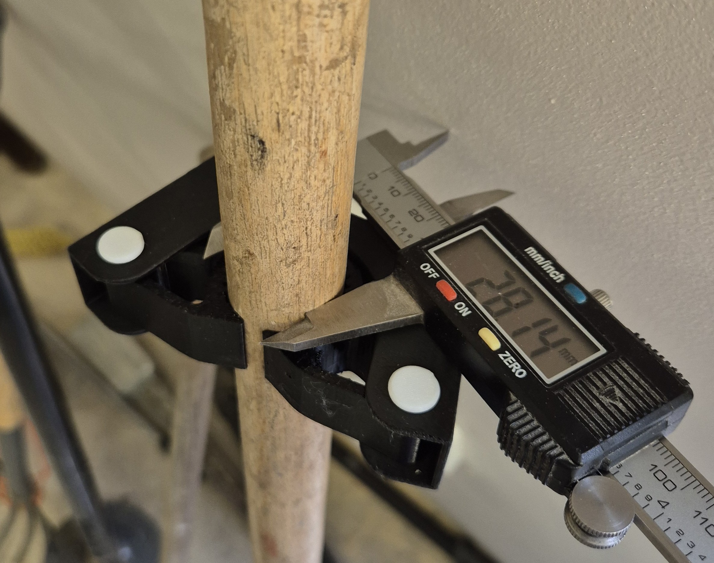 Garden equipment adaption for Broom Holder