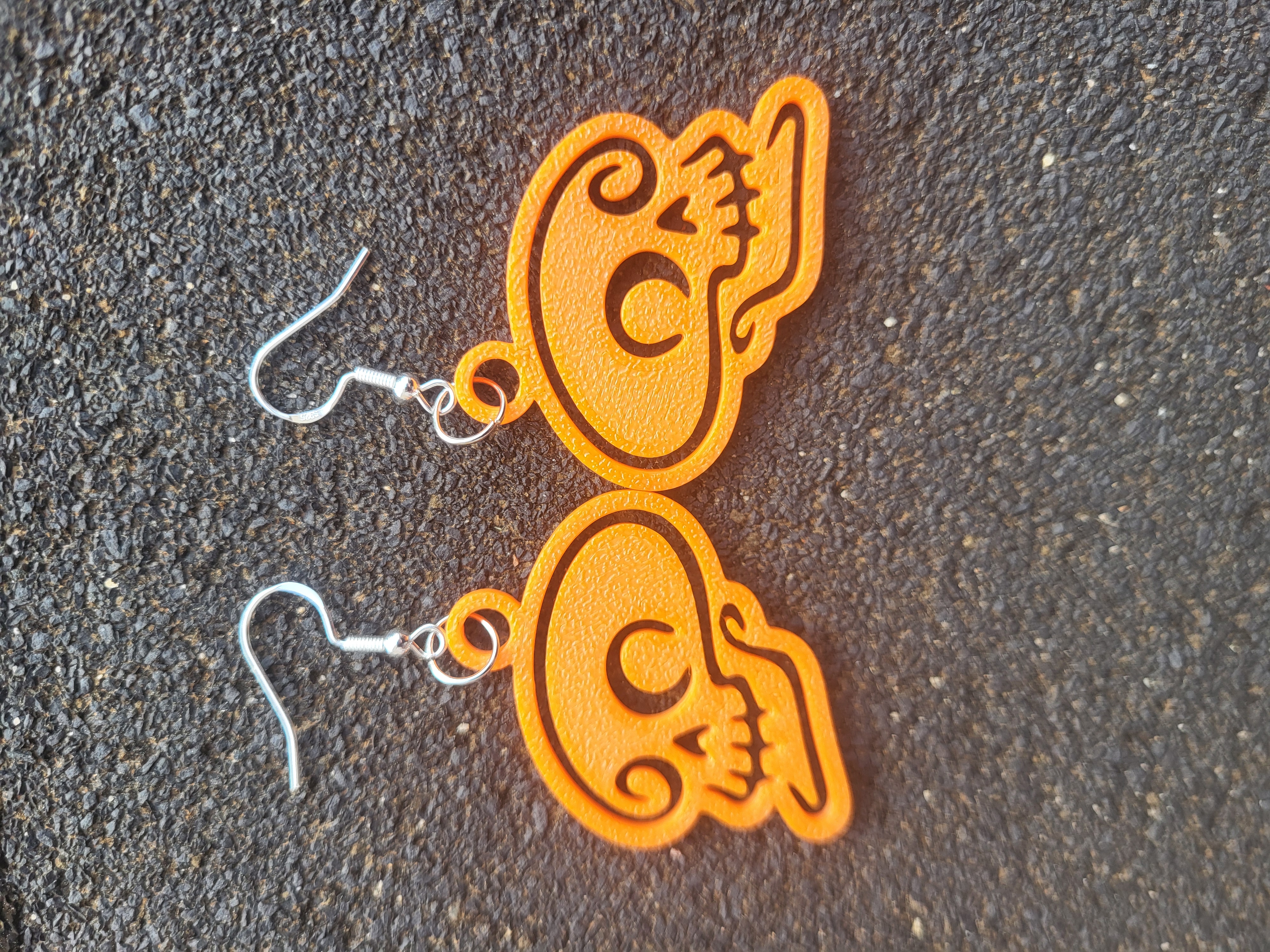 Earrings - 075 - Easy Print 3D model by VuLcAiN