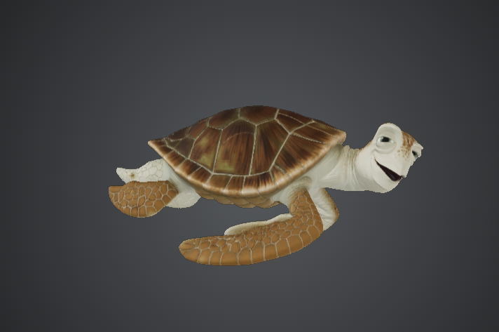 Smiling Sea Turtle – Realistic Ocean Wildlife