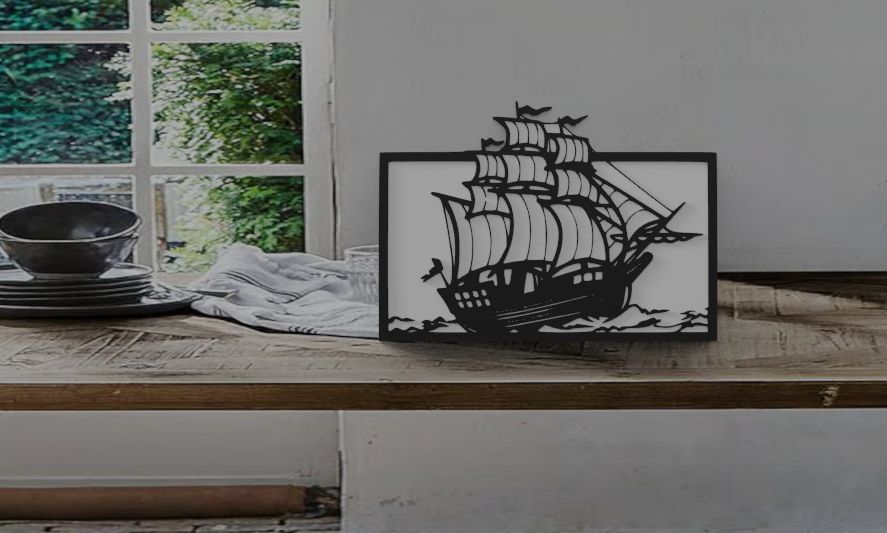 Old pirate ship