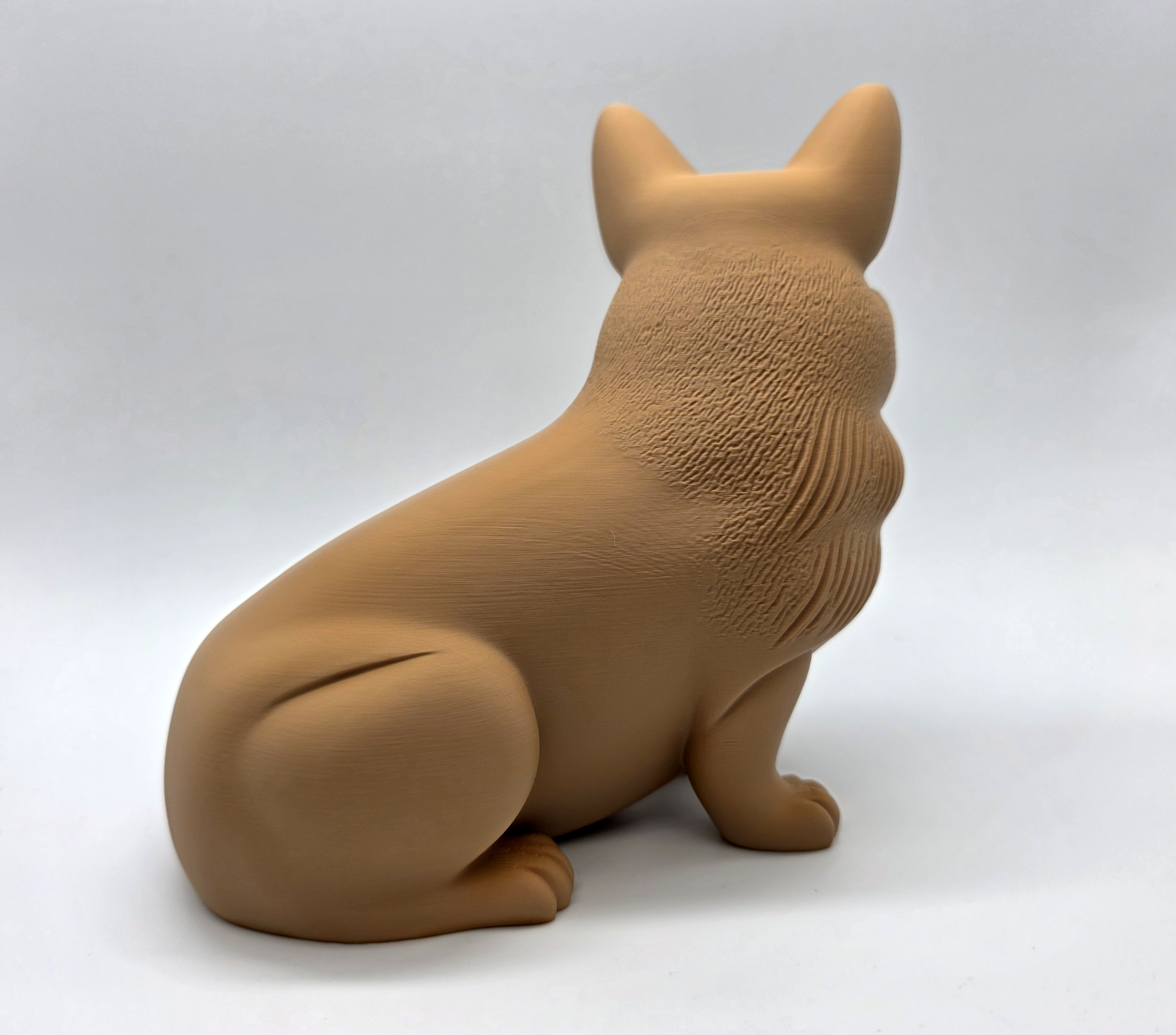 Miniatura 5 do modelo 3D Sitting Corgi