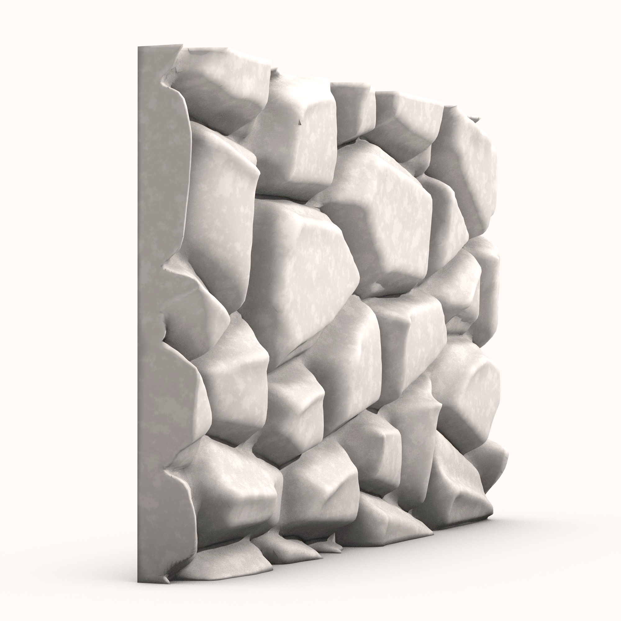 Miniatura 2 do modelo 3D Stone Wall