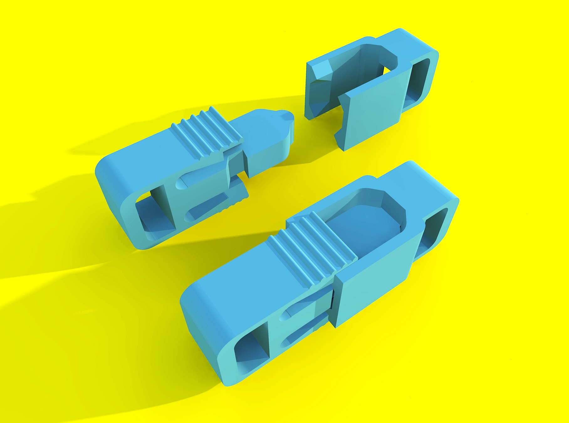 Easy release snap fastener / buckle
