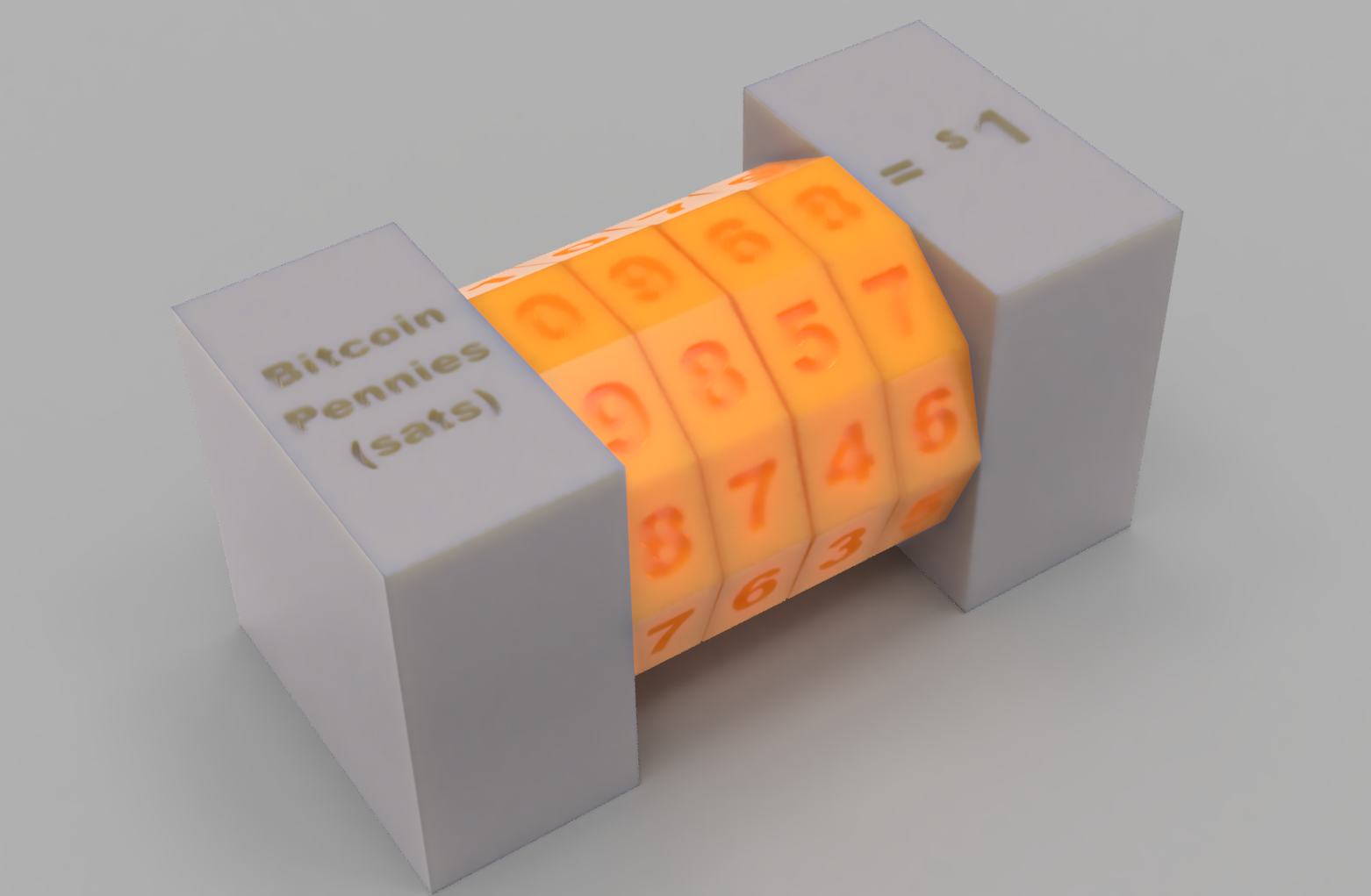 The Sat.....bitcoin pennies.