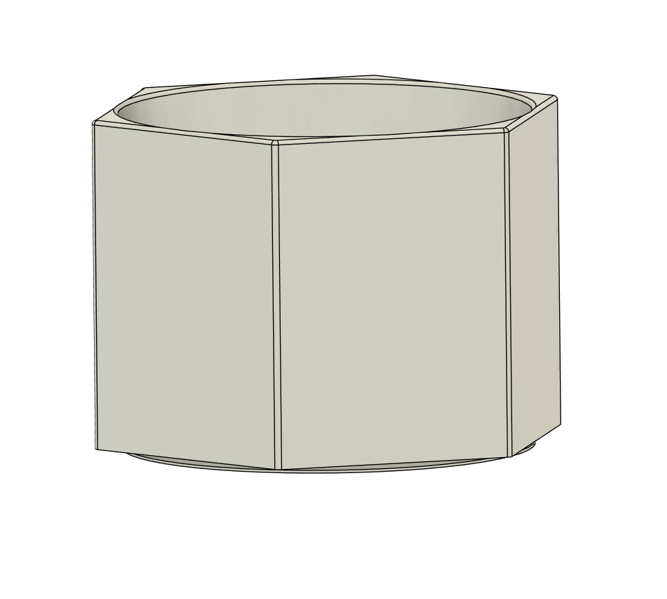 Pot de fleur - Flower pot 004