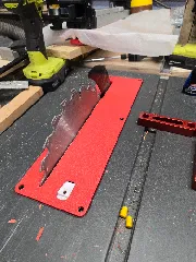 Sawstop CTS 0 clearance plate