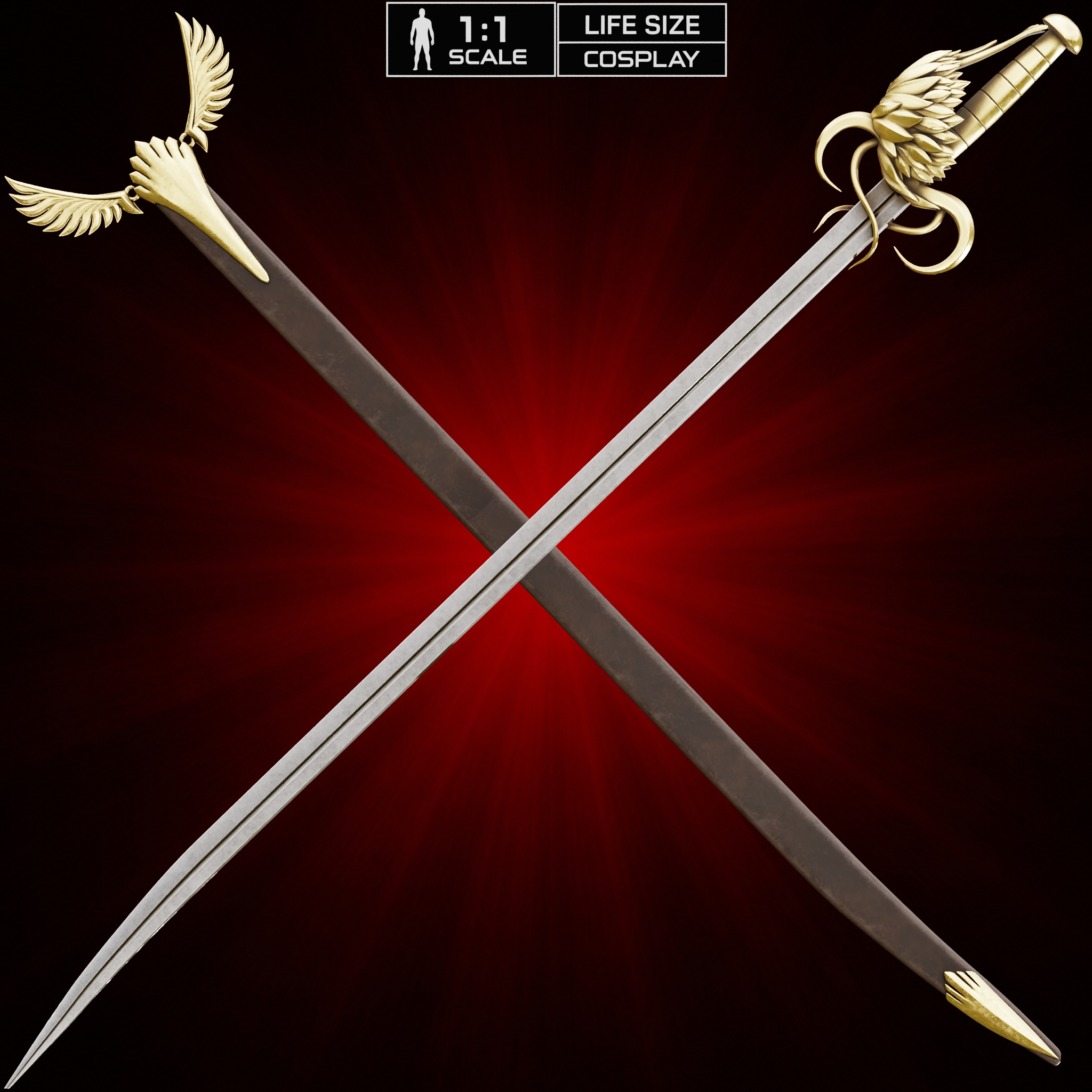 GRIFFITH RAPIER ULTIMATE BUNDLE life size cosplay - Berserk Fan Art STL