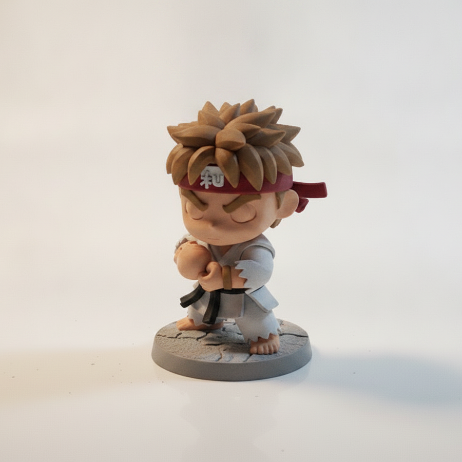 Street Fighter Ryu Figurine 3D Printable